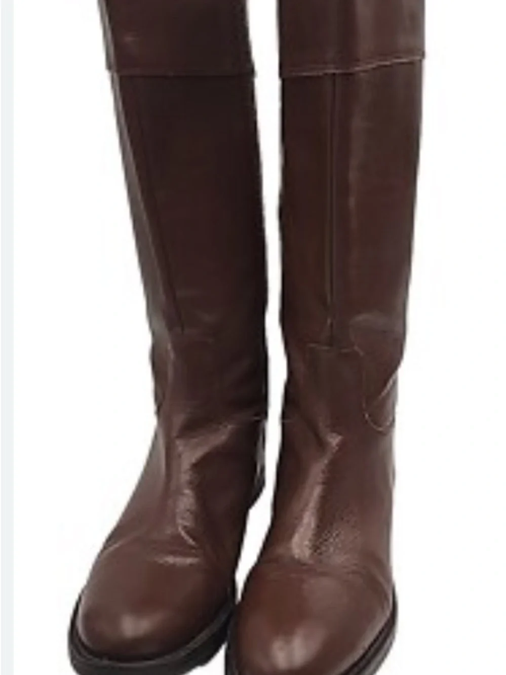 Enzo Angiolini Dark Brown Over-the-Knee Leather Boots